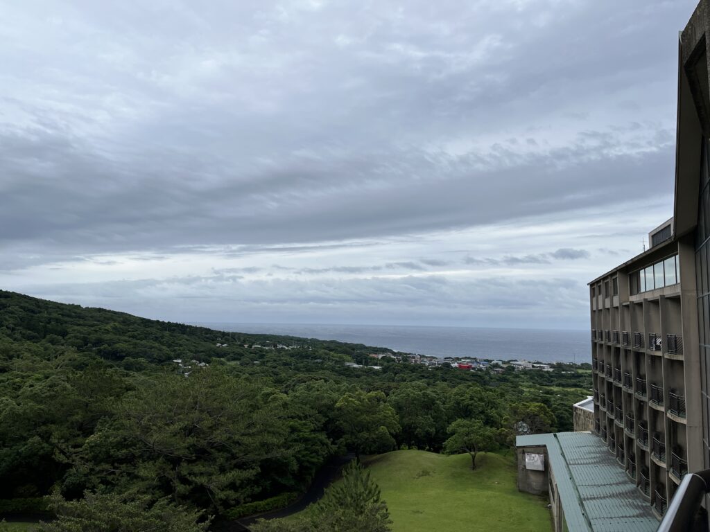 屋久島いわさきホテルからの眺め